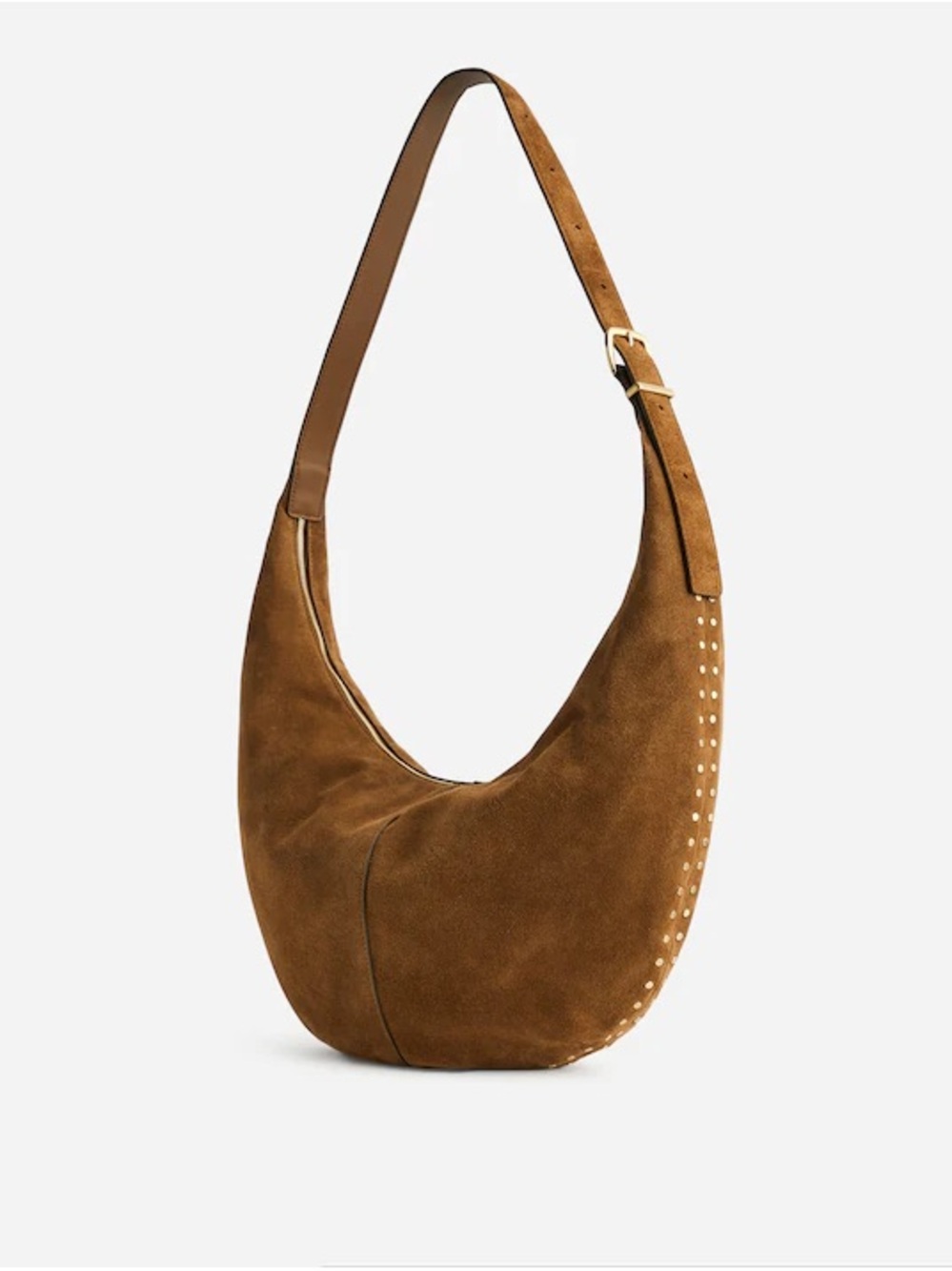 Madewell The Essential Curve Shoulder Bag - Aged Cognac